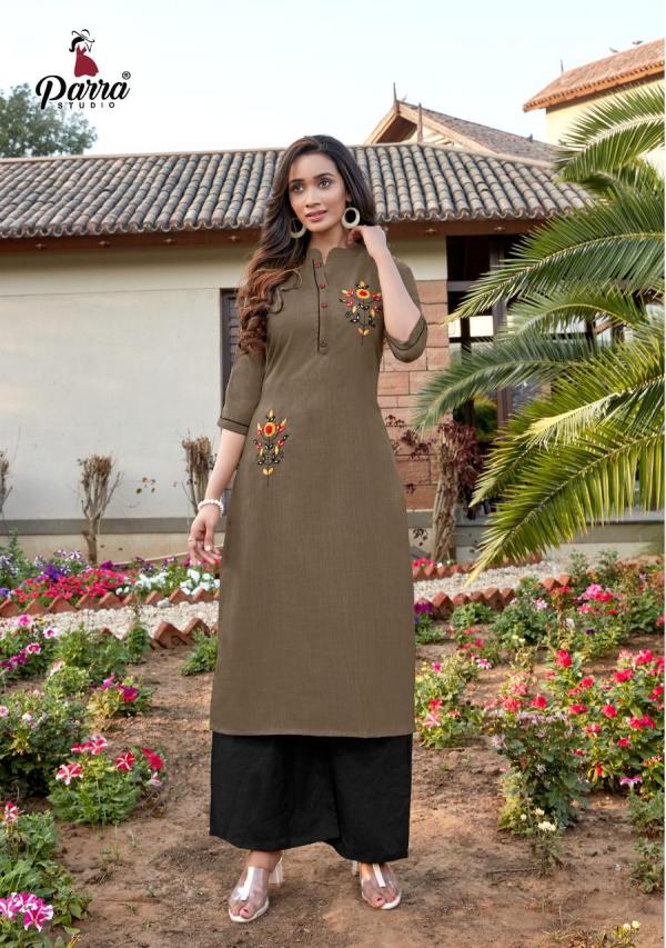 Parra Kasturi 1 Fancy Embroidery Kurti